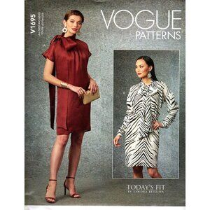 Vogue V1695 Misses All Sizes Sandra Betzina Dress Uncut Sewing Pattern
